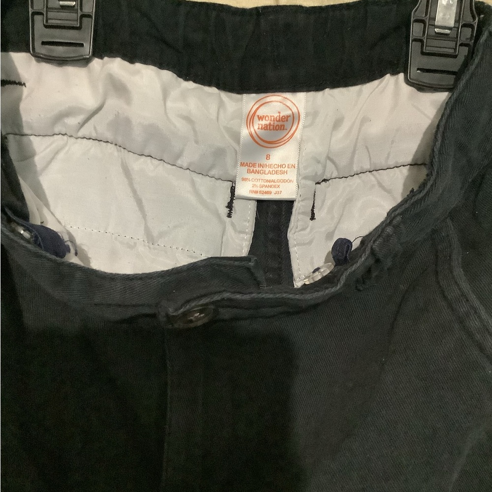 Wonder Nation Classic Black Trousers